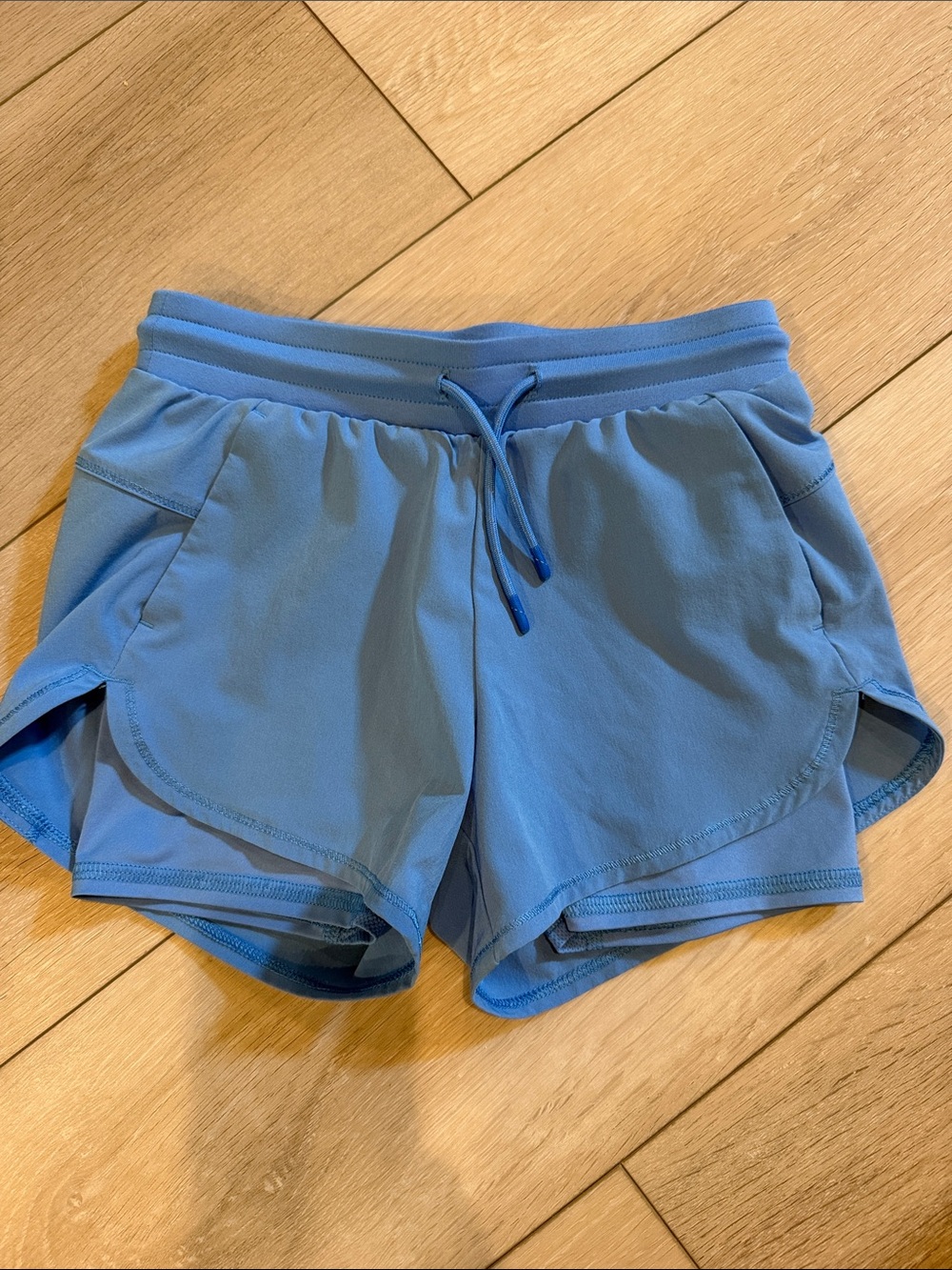 All in motion| Girls 6/7 Blue Athletic Shorts